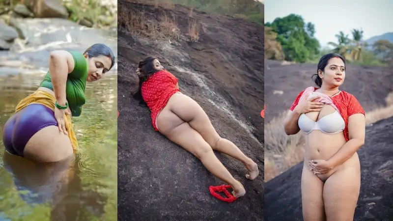 Nila Nambiar Outdoor Full Nude Saree Strip Bathing 2025 Porn Video